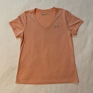 Under Armour Women's Peach V-Neck Top
